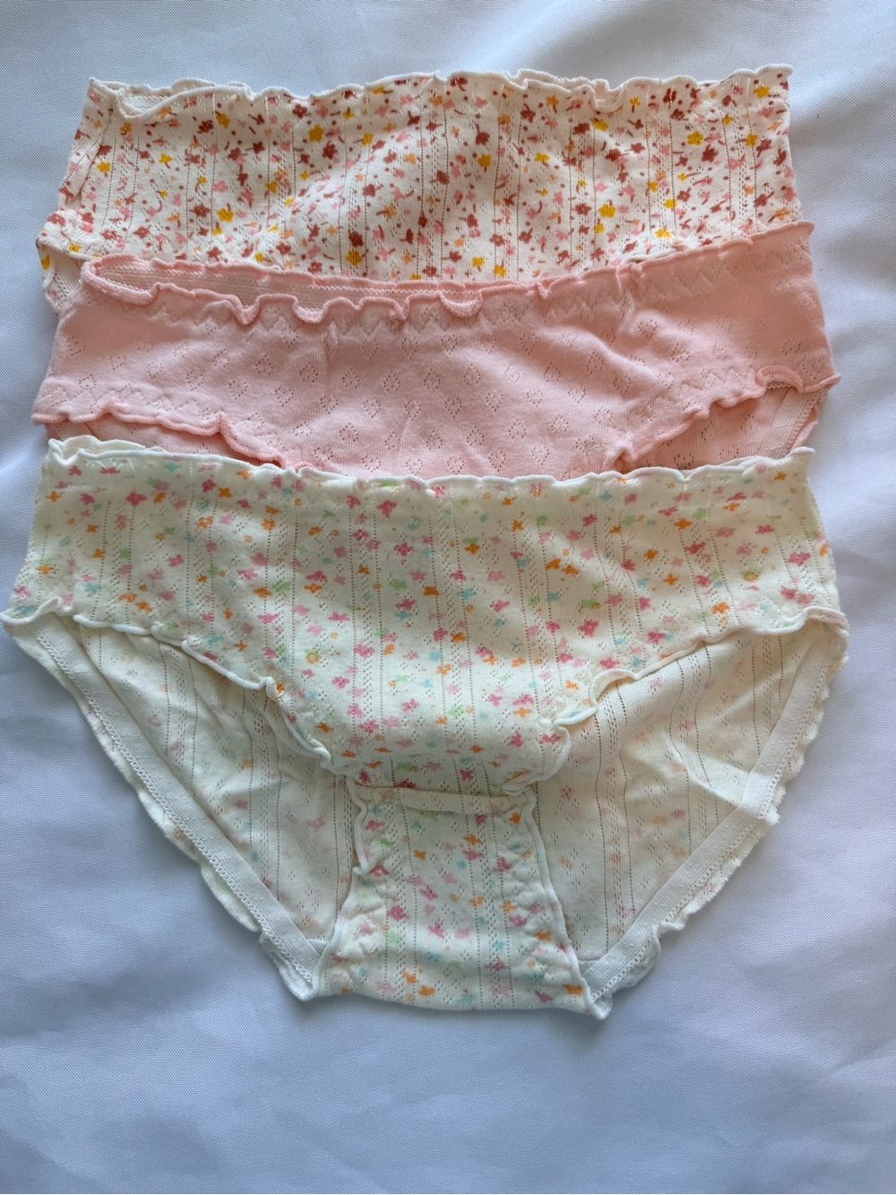 Cotton Briefs 3-Pack - Pink & Floral
